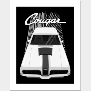 Mercury Cougar 1970 - white Posters and Art